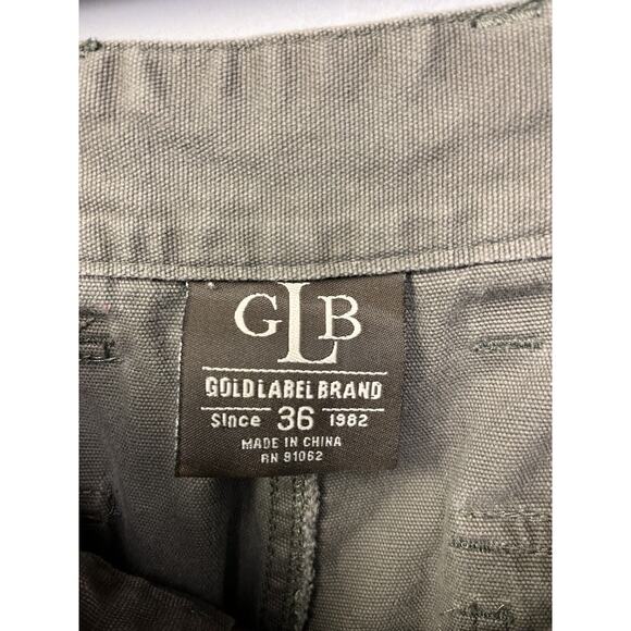 Gold Label Brand Shorts Mens‎ Size 36 Canvas Brown Cargo Outdoors Hiking - Picture 4 of 7